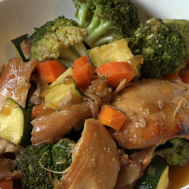 Slow Cooker Chicken Teriyaki with Vegetables Recipe | SideChef