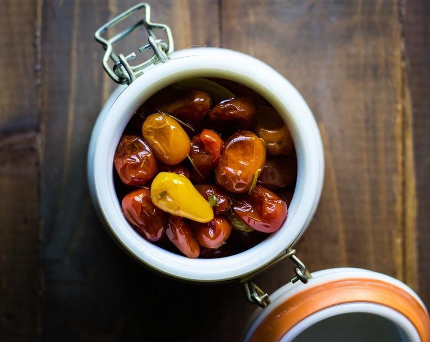 step 4 Let tomatoes cool to room temperature and transfer to a jar, if storing for later.