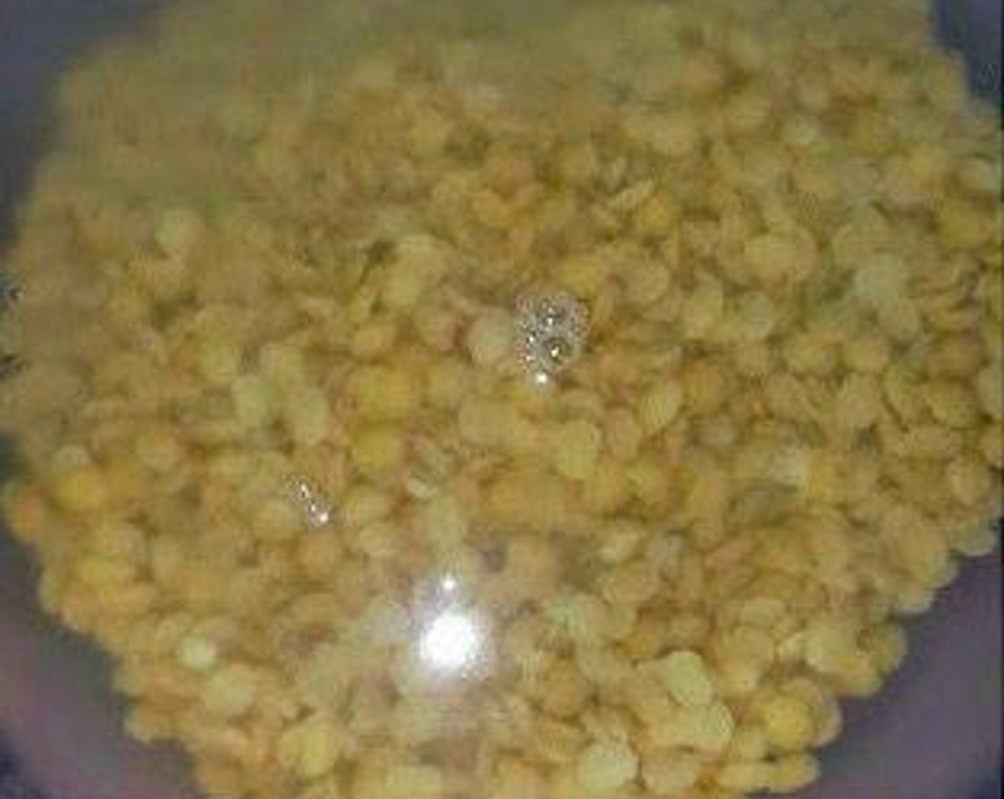 step 1 Soak the Yellow Split Peas (2 cups) for 10-15 minutes.