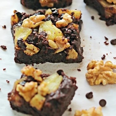 Pineapple Walnut Brownies Recipe | SideChef