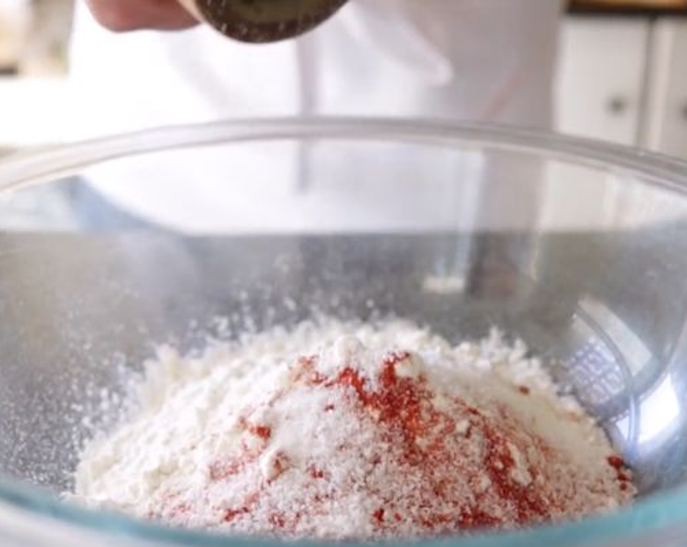 step 3 Add All-Purpose Flour (1 cup) into a separate bowl, along with Spanish Smoked Sweet Paprika (1 tsp), Sea Salt (1 tsp) and some Freshly Ground Black Pepper (1/2 tsp). Mix together until well combined.