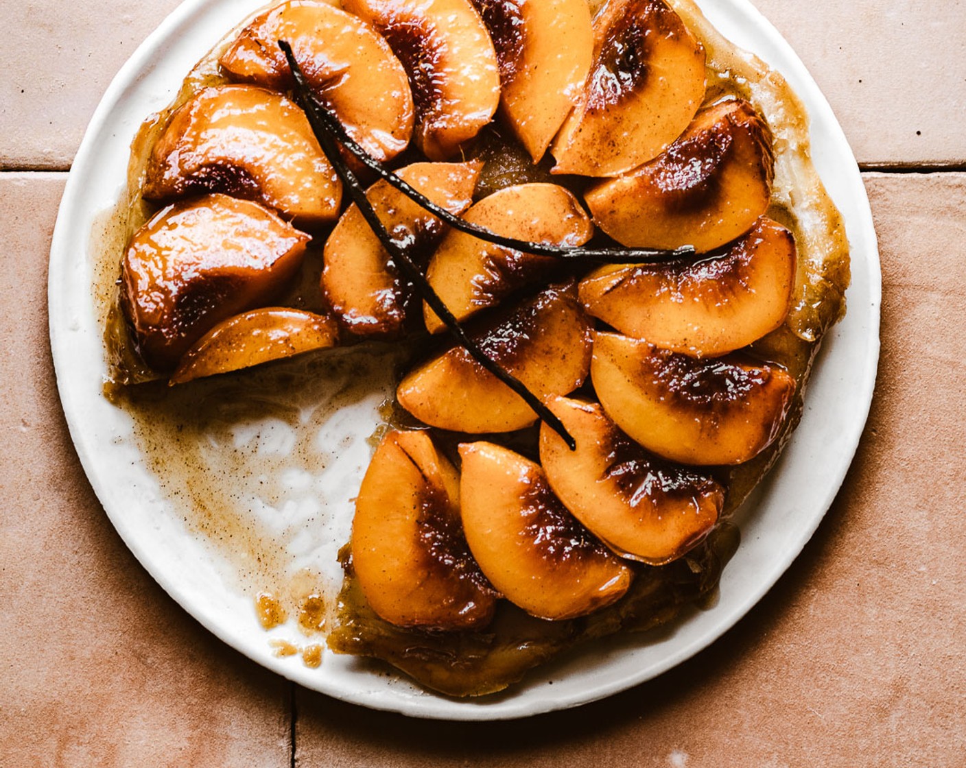 Perfect Peach Tarte Tatin