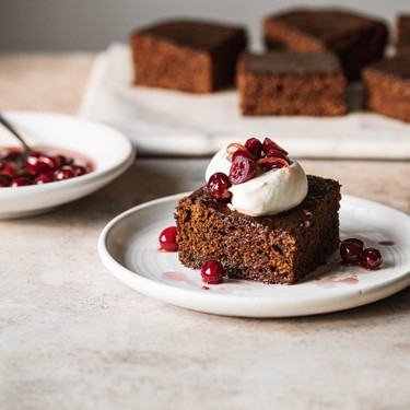 Sticky Gingerbread Spice Cake Recipe | SideChef