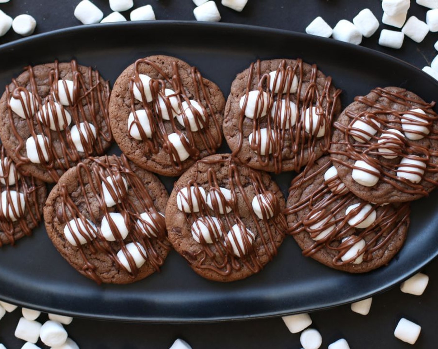 step 11 Carefully drizzle melted chocolate on top of each cookie. Store the cookies in an airtight container at room temperature for up to 3 days.