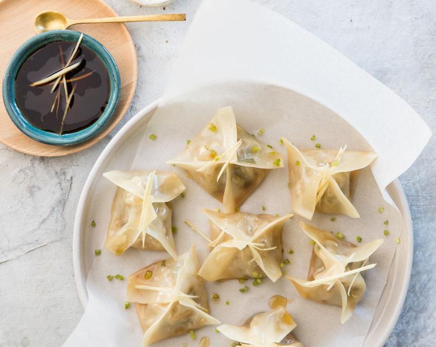 Stewart Wesson's Steamed Pork, Water Chestnut and XO Dumplings