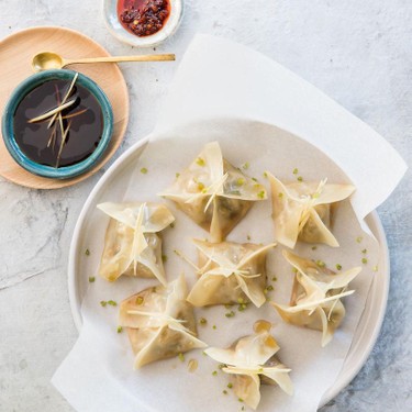 Stewart Wesson's Steamed Pork, Water Chestnut and XO Dumplings Recipe | SideChef