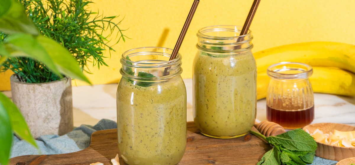 Matcha Chia Seed Smoothie Recipe SideChef