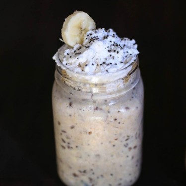 Banana Chia Protein Overnight Oats Recipe | SideChef