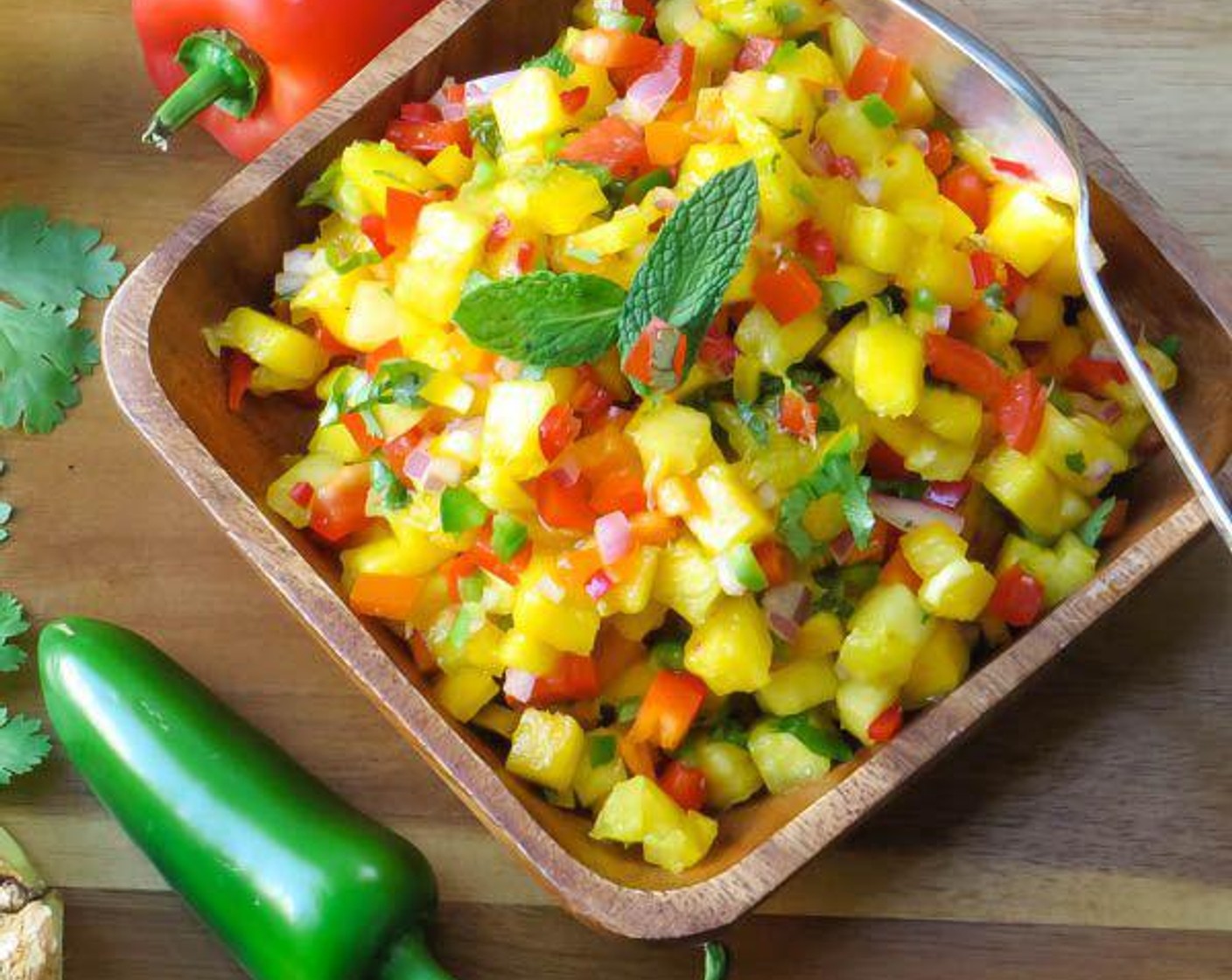 Pineapple and Mango Salsa