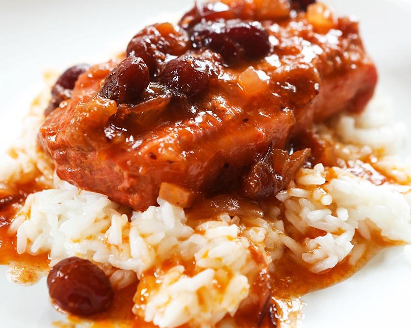 Slow Cooker Cranberry Pork Chops