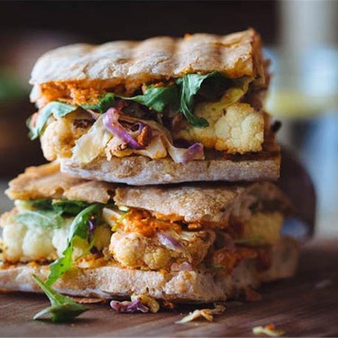 Vegan Cauliflower Steak Sandwich w/ Romesco Sauce Recipe | SideChef
