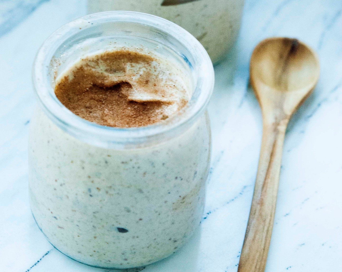 No-Churn Probiotic Almond Butter Nice Cream