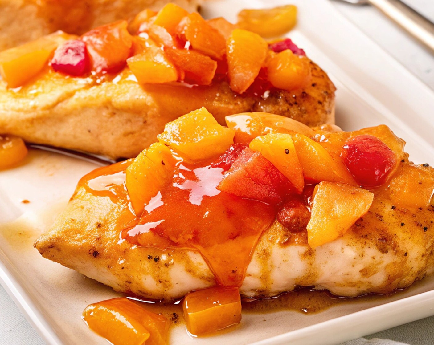 step 9 Serve sauce over the grilled chicken. Enjoy!