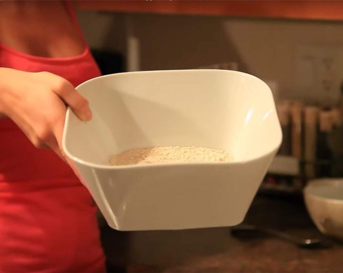 step 8 For the breading, take three bowls. In the first bowl, add All-Purpose Flour (1 cup) mixed with Ground Black Pepper (1 tsp).