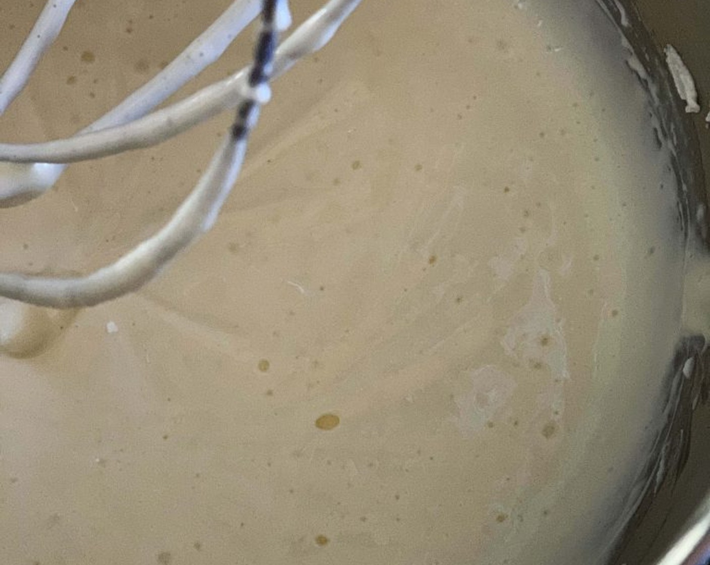 step 7 Whip up Cream Cheese (1 3/4 cups), Ricotta Cheese (1 cup), and Granulated Sugar (1/2 cup). Add in the milk and keep whipping for a few more minutes.