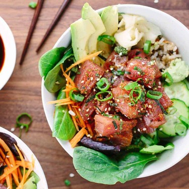 Homemade Ahi Tuna Poke Bowls Recipe | SideChef