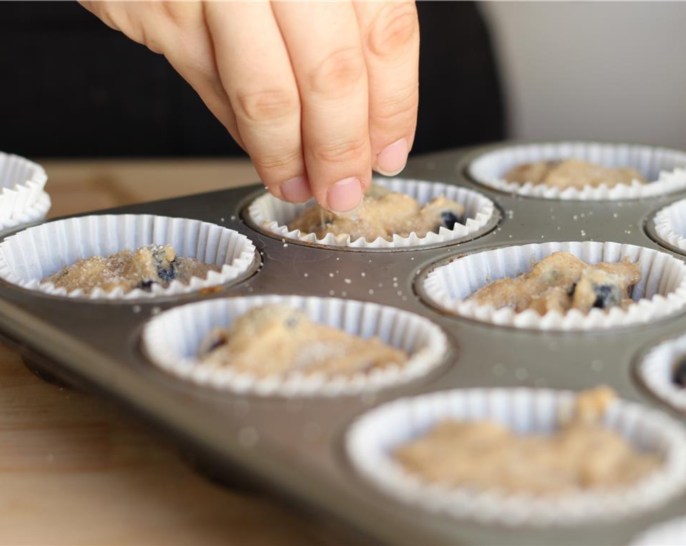 step 11 Sprinkle the tops with a little bit of extra sugar.