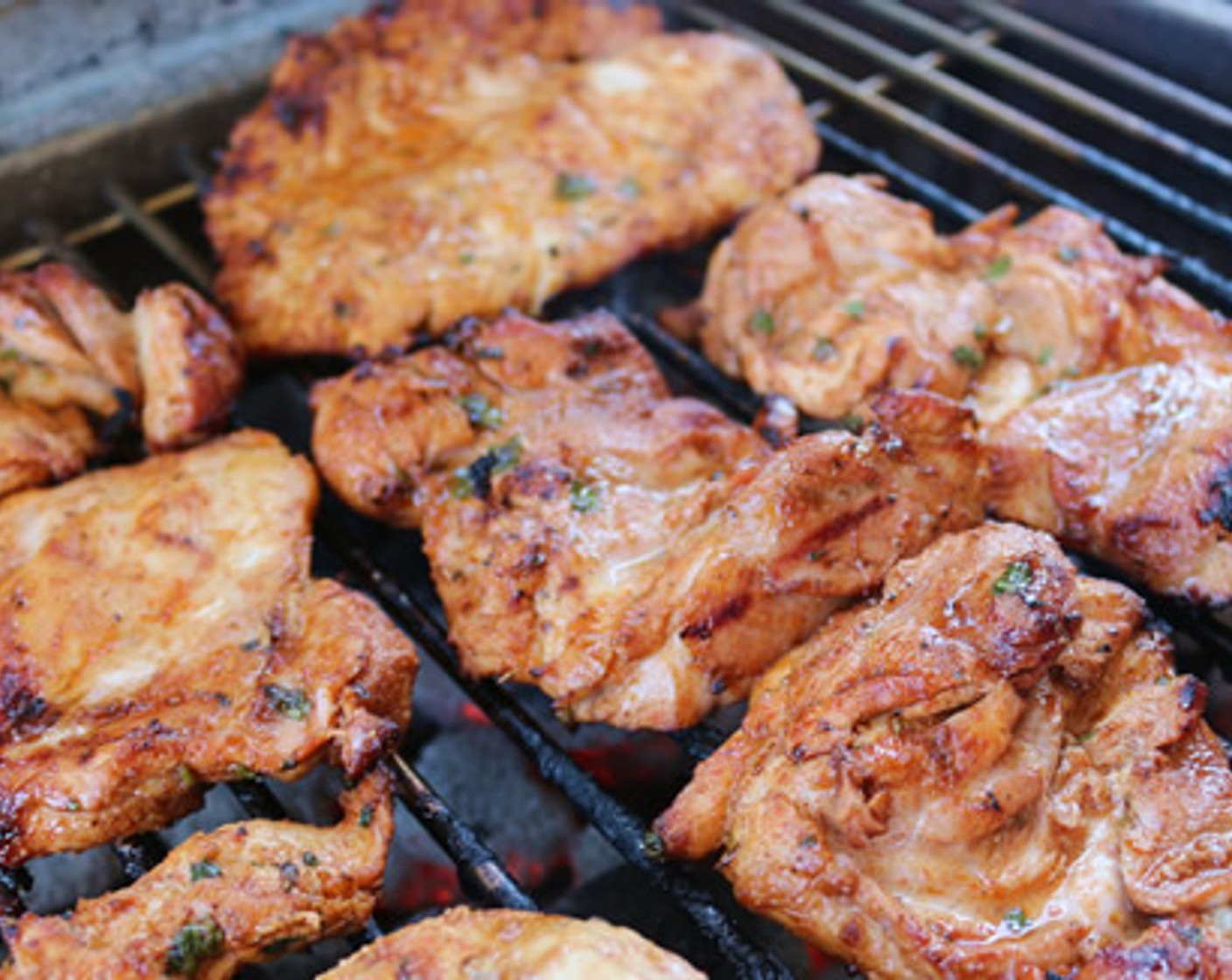 step 8 Flip chicken over and continue to cook until internal temperature reaches 165 degrees F (74 degrees C) about 16-18 total minutes.