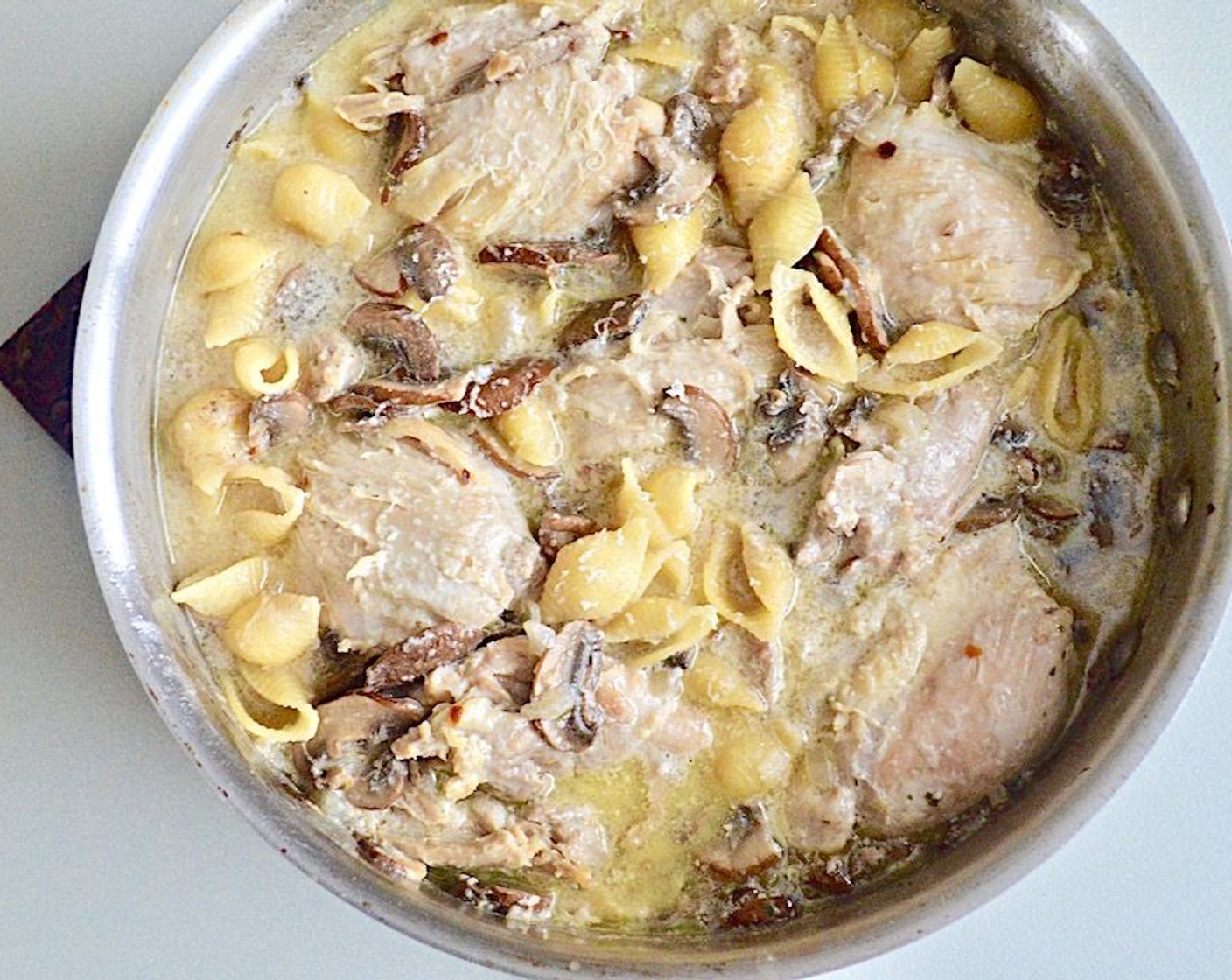 Asiago Cream Chicken Pasta