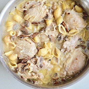 Asiago Cream Chicken Pasta Recipe | SideChef