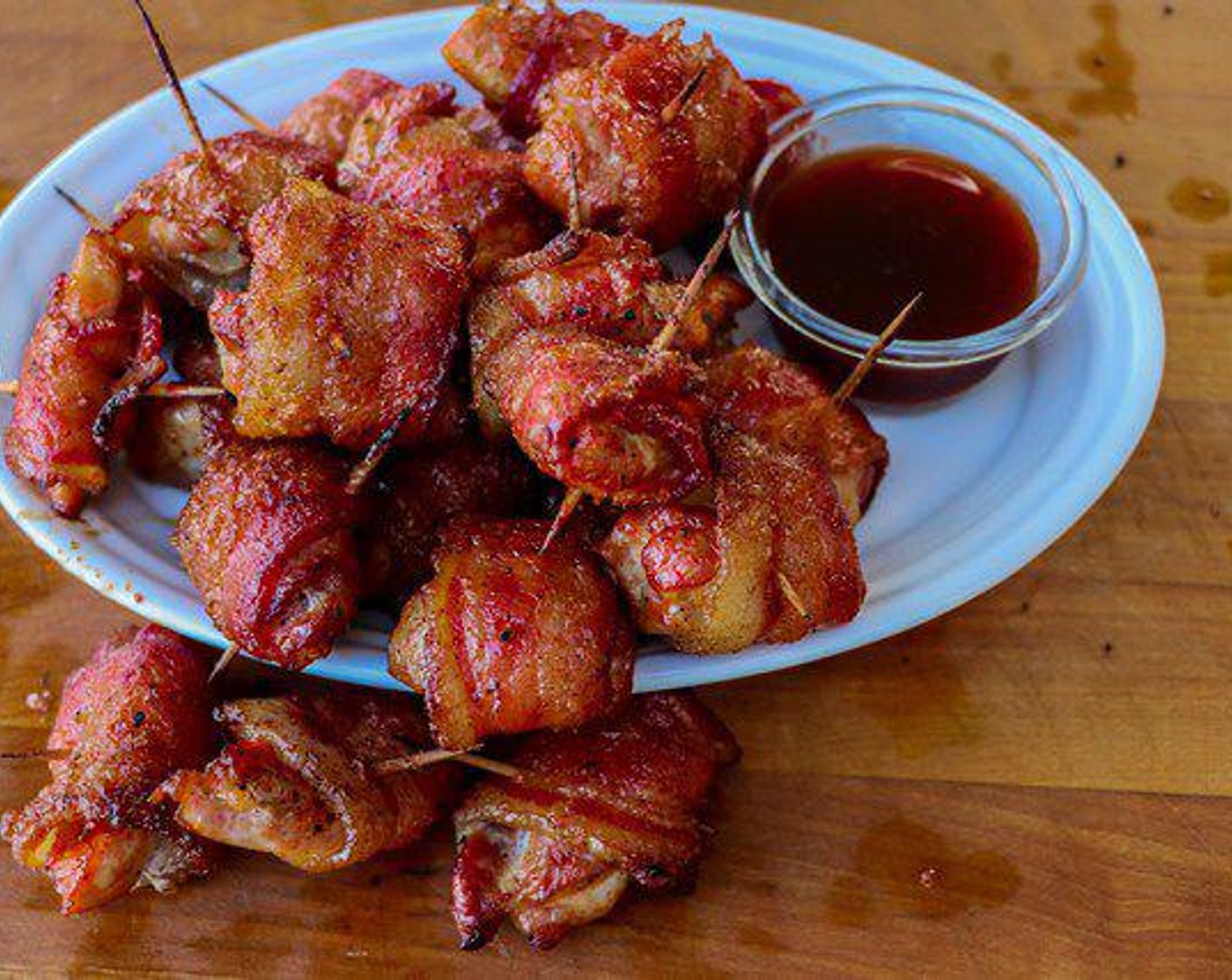 Bacon Candy Chicken Bites