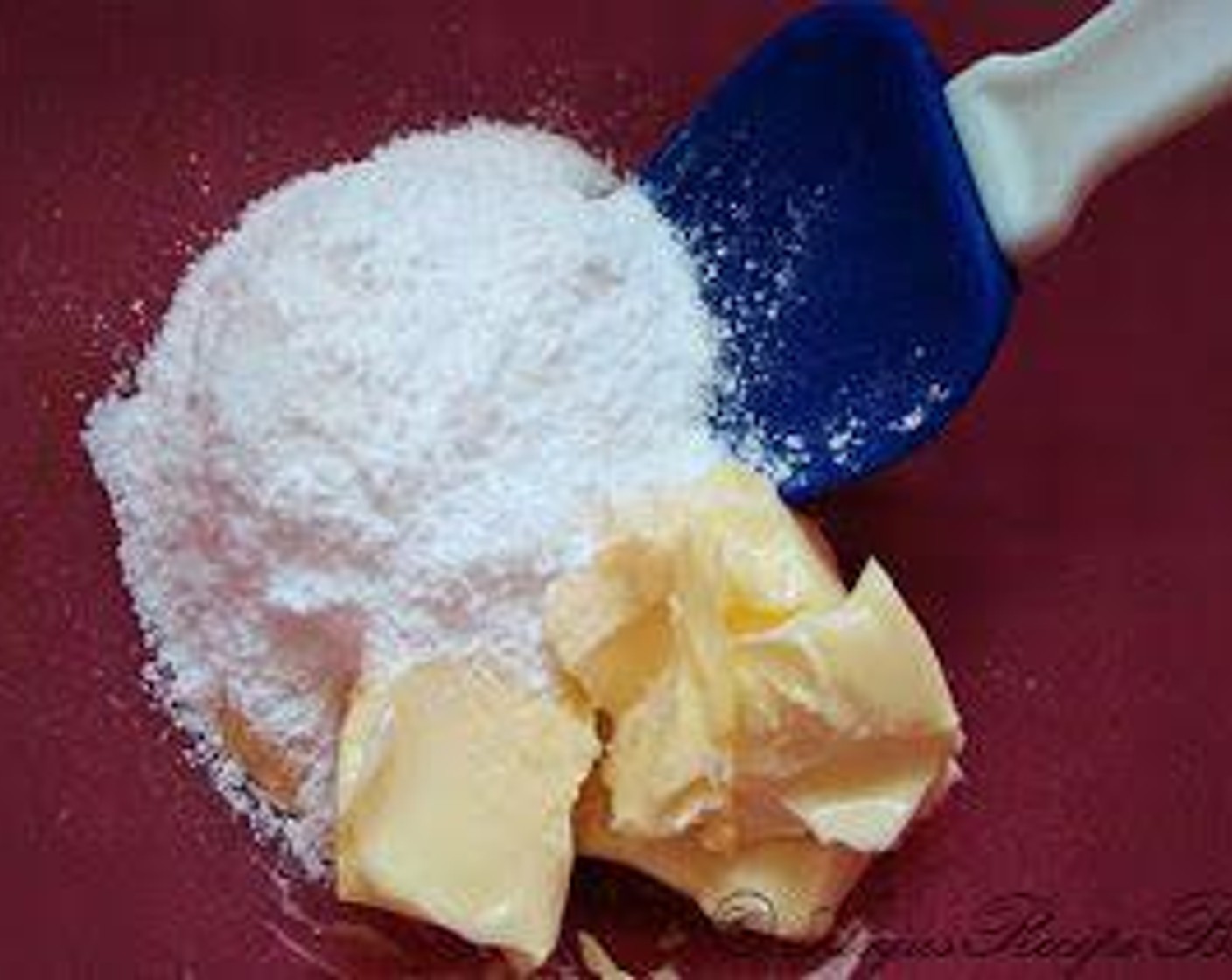 step 2 To another bowl, add Unsalted Butter (1/2 cup) and Powdered Confectioners Sugar (1/2 cup).