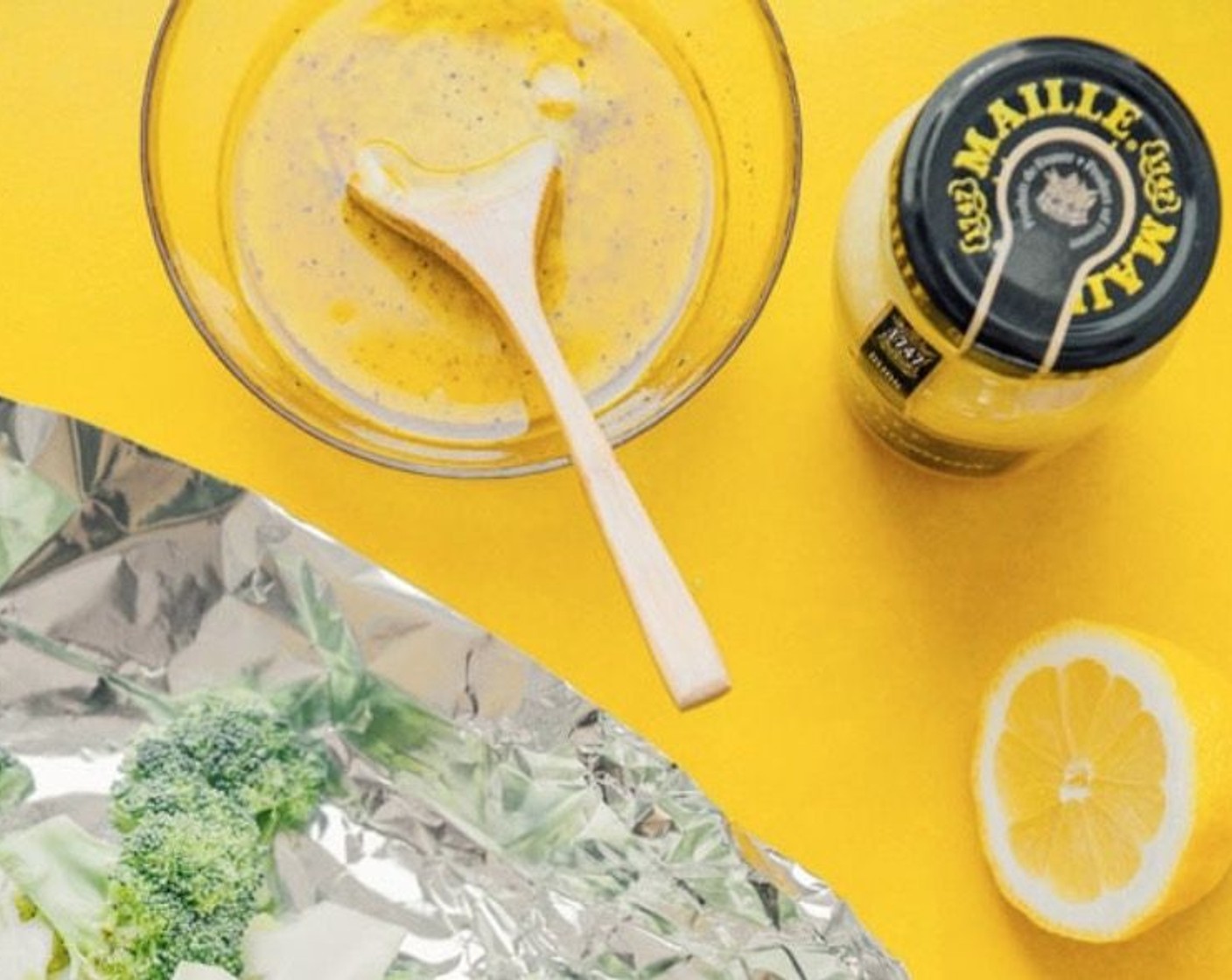 step 1 Whisk together Dijon Mustard (2 Tbsp), Olive Oil (2 Tbsp), 2 Tbsp of Lemon Juice (1), 1 tsp lemon zest, Honey (1 Tbsp), Salt (to taste), and Ground Black Pepper (to taste) until smooth. Taste and adjust seasonings as needed.