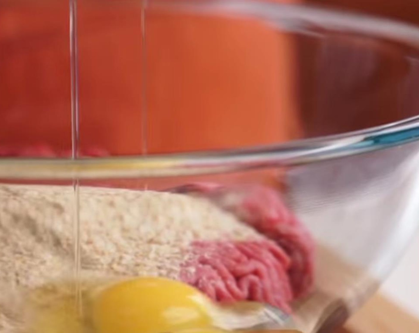 step 3 Thoroughly mix the Lean Ground Beef (1.5 lb), Breadcrumbs (1 cup), Egg (1) and 1/4 cup of the soup mixture in a large bowl.