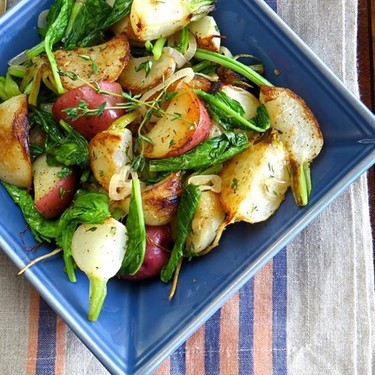 Turnips, Potatoes and Greens Recipe | SideChef