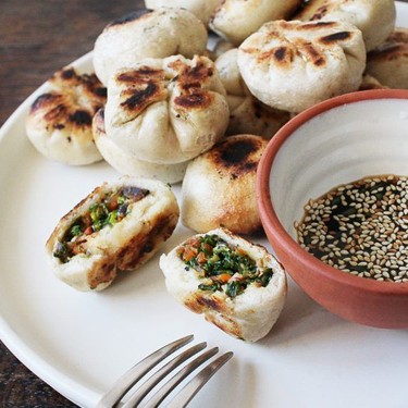 Kale and Mushroom Puff Dumpling Recipe | SideChef