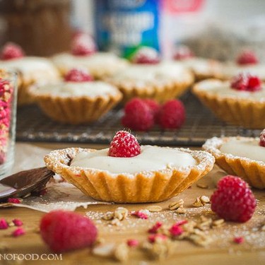 Easy Nutella, Coconut, and Raspberry Tarts Recipe | SideChef