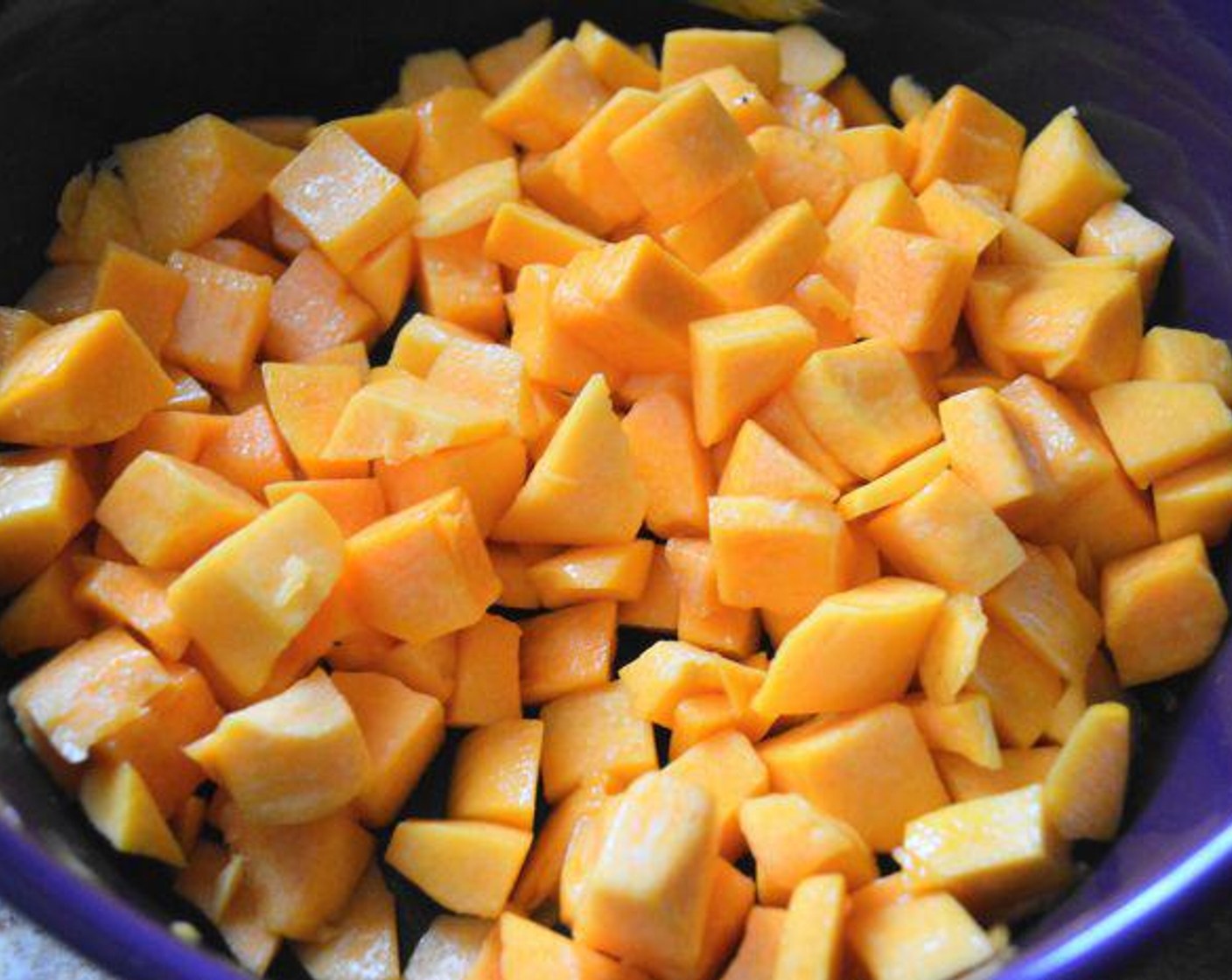 step 2 Add the Butternut Squash (1) to the baking dish and sprinkle it generously with Salt (2 pinches) and Olive Oil (as needed). Toss it all well to make sure it is coated. Roast the butternut squash until it is tender for about 40 minutes.