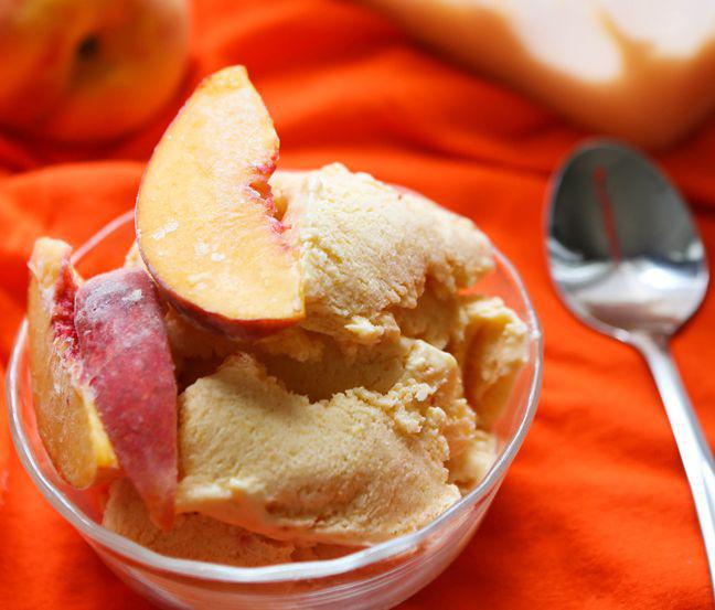 Peach Frozen Yogurt Recipe SideChef