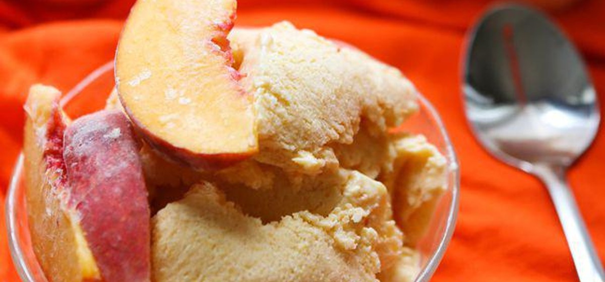 Peach Frozen Yogurt Recipe | SideChef