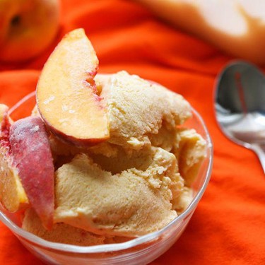 Peach Frozen Yogurt Recipe | SideChef