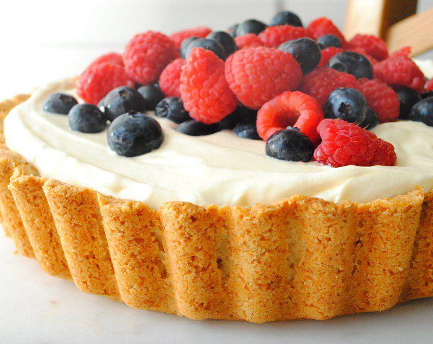 Lemon Berry Almond Tart