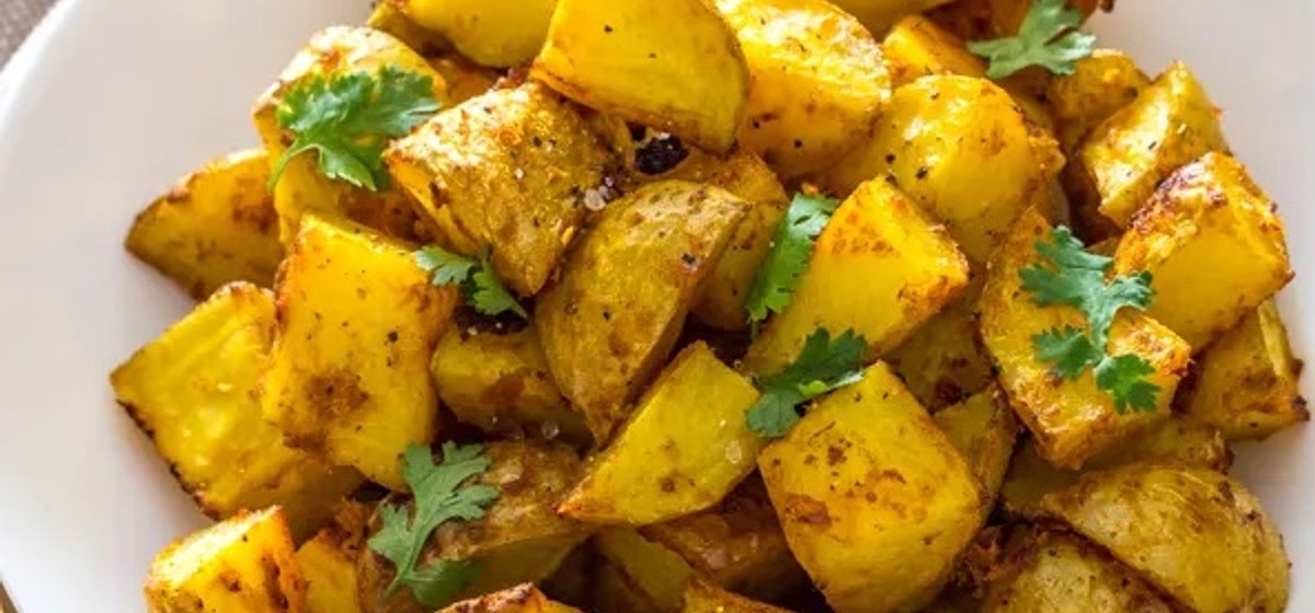 Roasted Thai Yellow Curry Potatoes Recipe SideChef