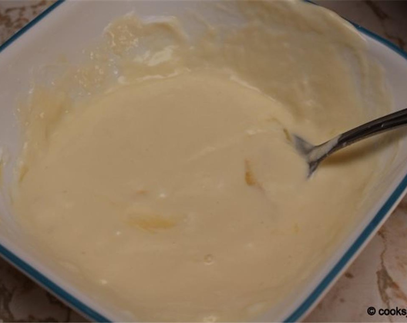 step 1 Mix the Egg (1), Oil (1/4 cup), and Greek Yogurt (1/2 cup).
