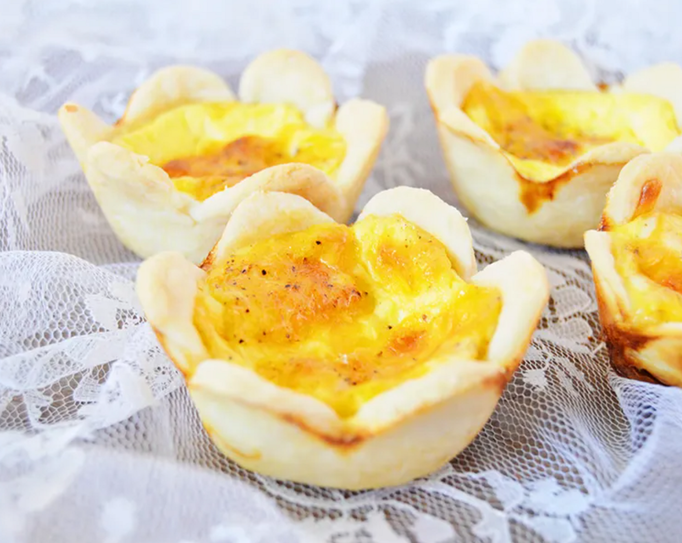 Flower Mini-Quiches