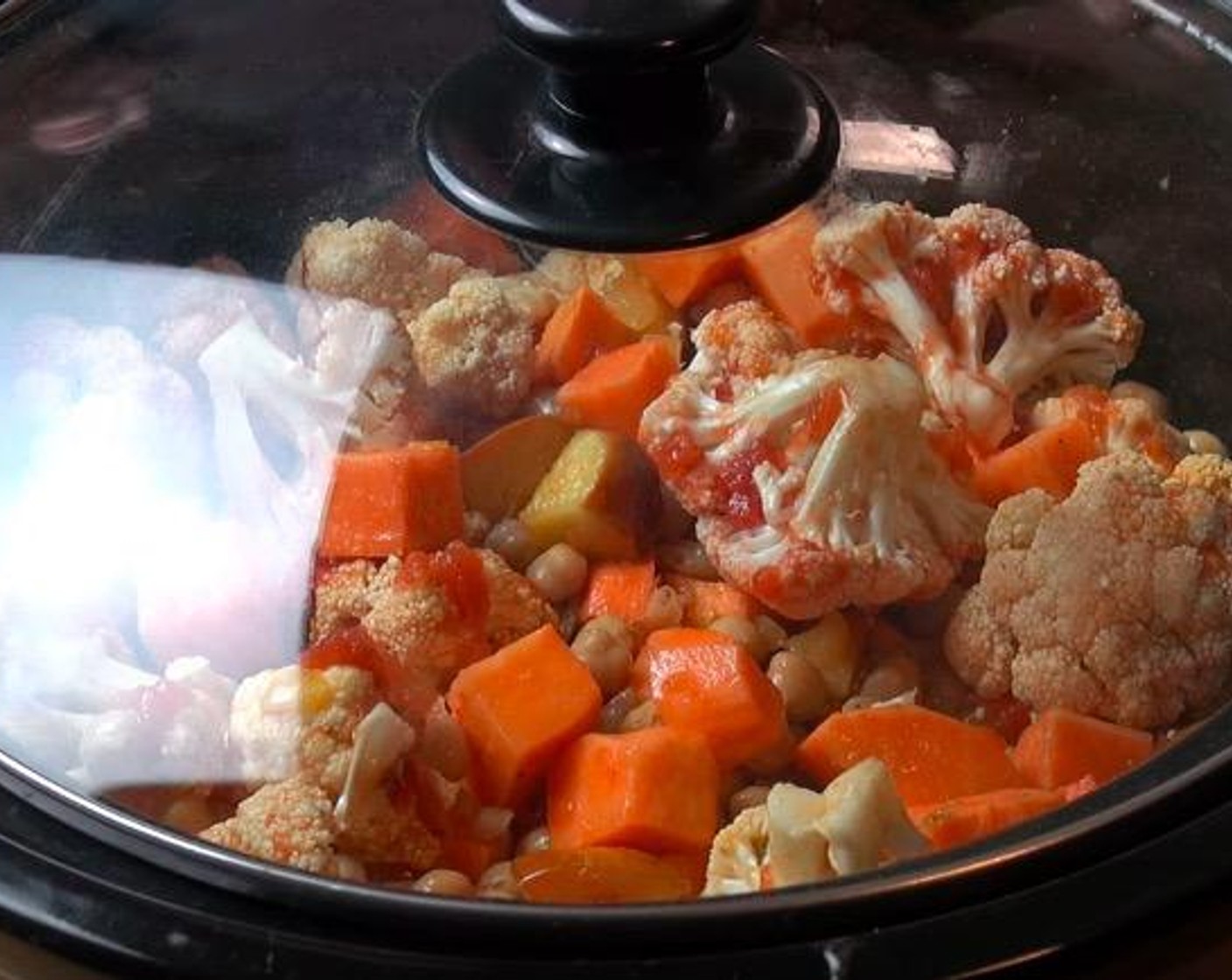 step 4 Cover and cook on high for 4 hours, or on low for 6-8 hours, until vegetables are tender.