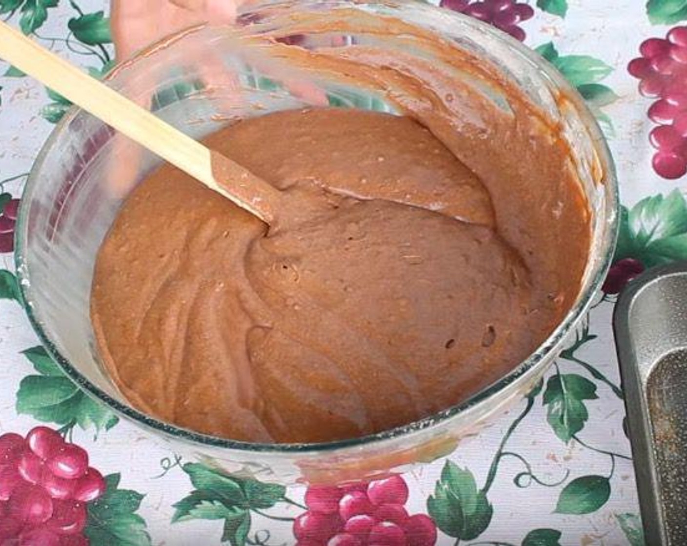 step 5 Add the dry ingredients and buttermilk coffee mixture into the wet ingredients a bit at a time. Mix together until smooth.