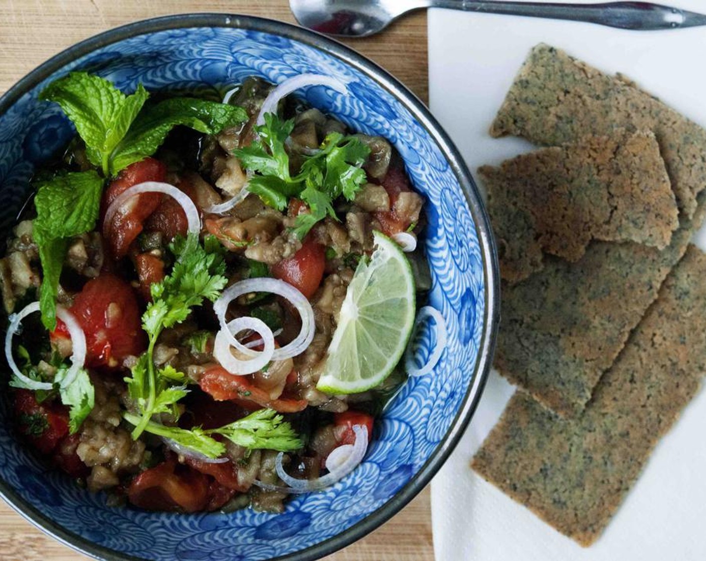 Roasted Eggplant and Tomato Dip