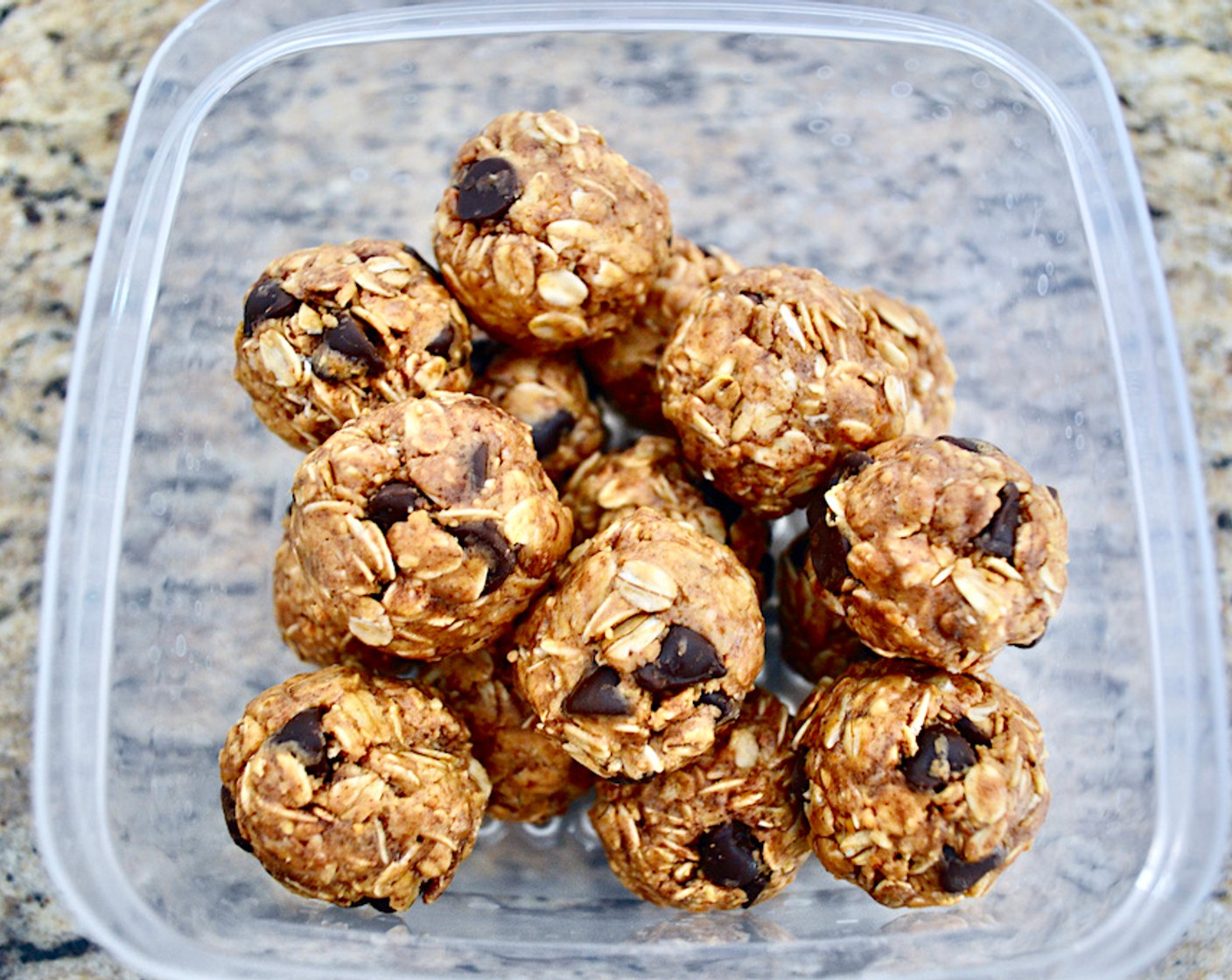 step 4 Once chilled, use a small cookie scoop to get uniform amounts of the mixture and roll the scoops into balls.