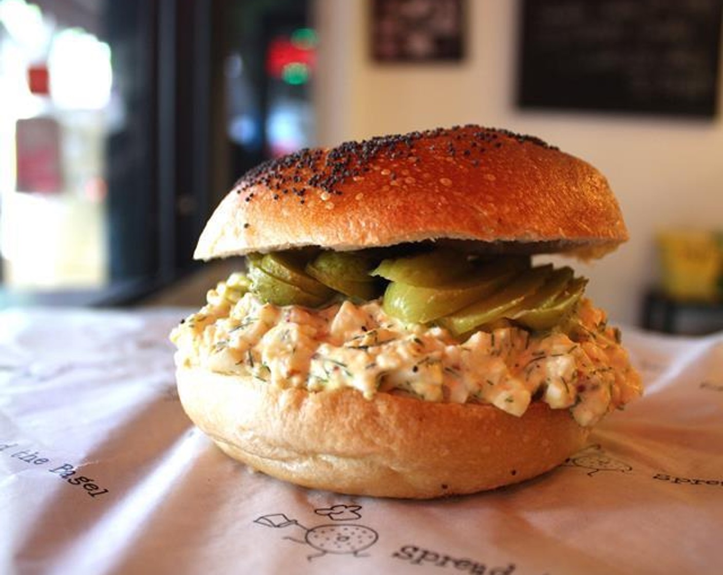 Egg, Mayo & Dill Bagel Sandwich