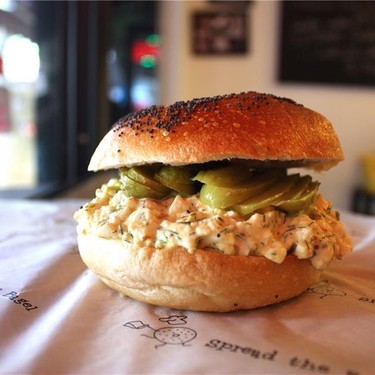 Egg, Mayo & Dill Bagel Sandwich Recipe | SideChef