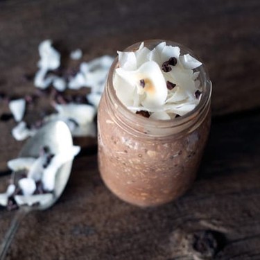 Vegan Brownie Batter Overnight Oats Recipe | SideChef
