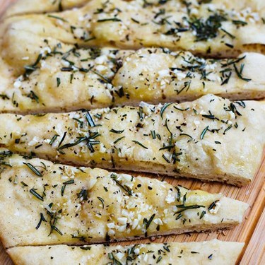 Grilled Garlic Rosemary Focaccia Recipe | SideChef