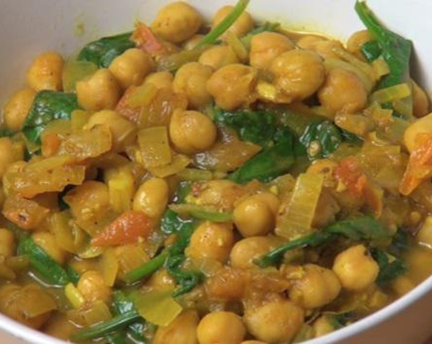 step 4 After 10 minutes, add the Fresh Baby Spinach (3 1/3 cups) to the mix and cook until the leaves have wilted.