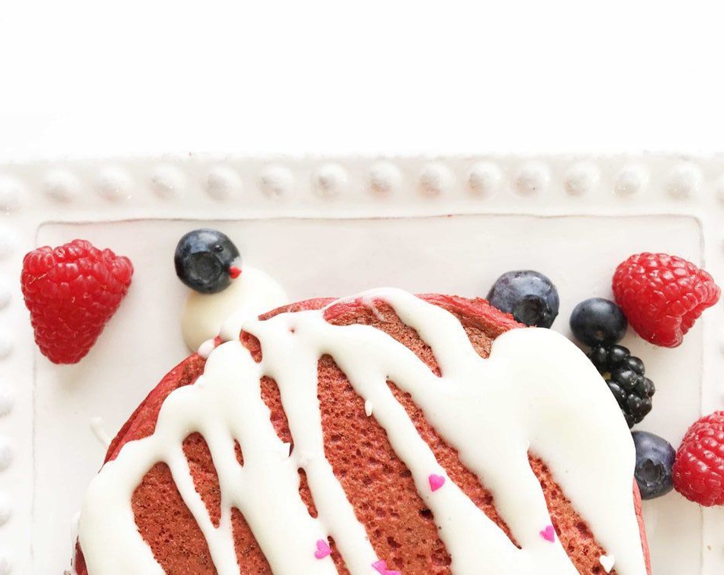 Skinny 'Quick and Easy' Red Velvet Pancakes