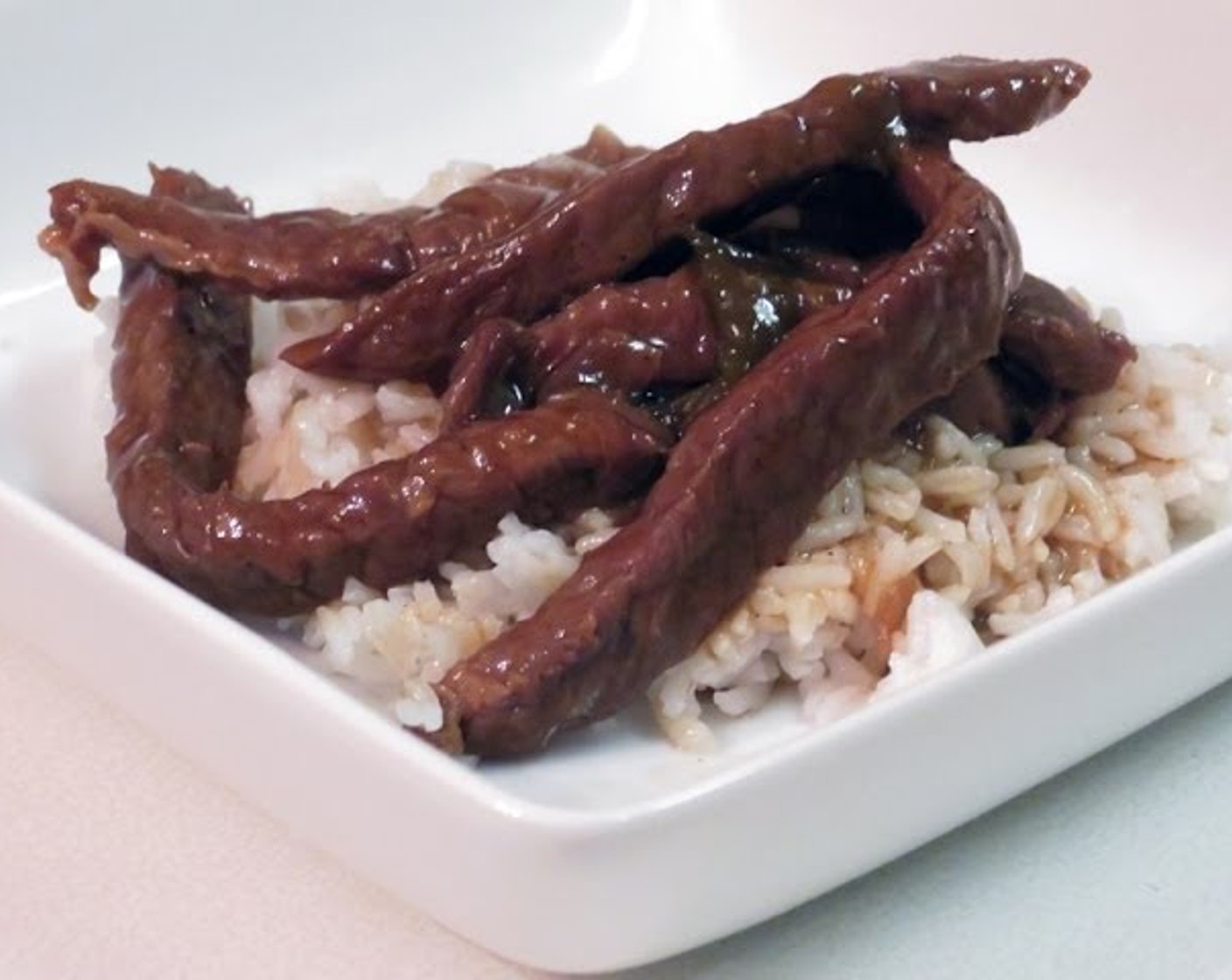 Stewed Pepper Steak and Onions